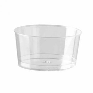 Bæger rund klar PS 40ml Ø50x26mm dressing