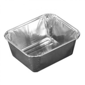 Alubakke 340 ml 118x98x43 mm - 1000 stk/krt