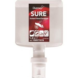Hånddesinfektion, SURE, 1,3L - 4 stk/krt