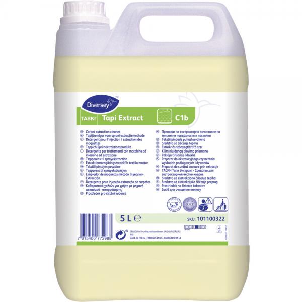 Tæpperens, Diversey TASKI Tapi Extract C1b, 5 l, med farve og parfume 1 stk