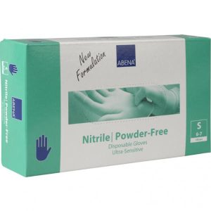 Nitrilhandske  S, blå, pudderfri 100 stk/pk