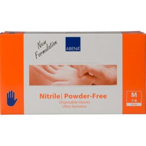 Nitrilhandske M, blå, pudderfri 100 stk/pk