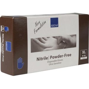 Nitrilhandske XL, blå, pudderfri 100 stk/pk