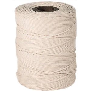 BINDEGARN 2/6 BOMULD HVIDT 250G 225 m 1stk