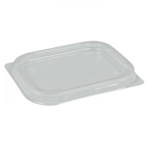 Låg til 131615, 11,3x8,8x1cm, klar, PET, snap-on - 990 stk/krt