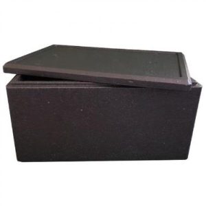 Termokasse 1/1 GN 39 ltr 60x40x29 cm med Låg P-EPS Sort