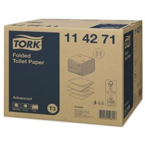 Toiletpapir Tork Advanced T3 2-lag 11x9.5 cm 36 pk. x 242 ark/krt