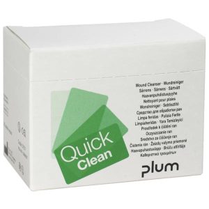 Sårrenseserviet, QuickClean, vand, steril 20 stk/pk