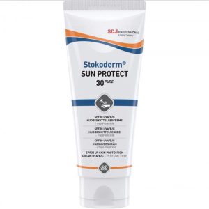 Solcreme, Deb Stokoderm, Sun Protect 30 PURE, 100 ml, vandfast, uden parfume, SPF 30