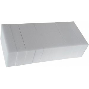 Slibesvamp, 5x10x3cm, grå, melamin, fin slibeeffekt 10 stk/pk