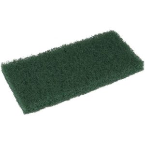 Skurefiber, 25x12x2,5cm, grøn, polyester/nylon, medium skureeffekt 1 stk