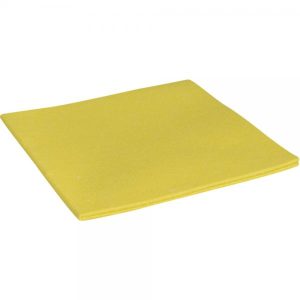 Rengøringsklud, 40x40, gul, microfiber - 20 stk/pk