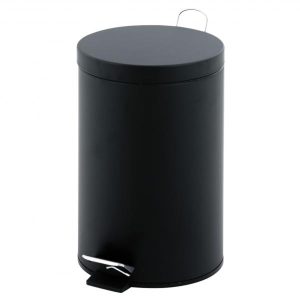 Pedalspand, 5 l, sort/sølv 1 stk
