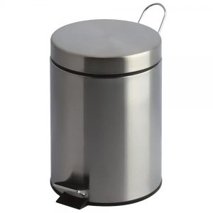Pedalspand, EKO, 20 l, grå/stål