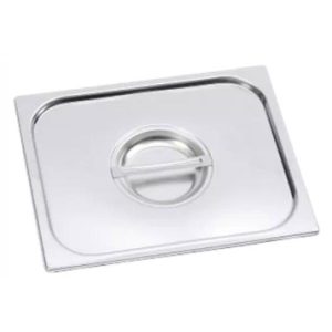 Låg 1/2 GN stål LxBxH: 325x265x35 mm 1 stk