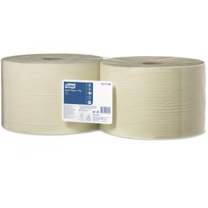 Aftørringsrulle Tork Basic 1-lag 235 mm x1190 m Gul 2 rl/krt