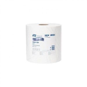 Aftørringsrulle Tork Plus industri W1 2 lag hvid 510m x 36.9 cm 1500 ark. 1 rl/krt
