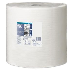 Aftørringsrulle Tork Standard W1 Industri 1-lag 34 cm x1180 m Hvid 1 rl/krt