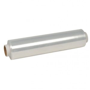PE film, 300m x 30cm, 9 my, klar, uperforeret - 4 rl/krt