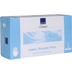 Latexhandsker L neutral,  let pudret 100 stk/pk