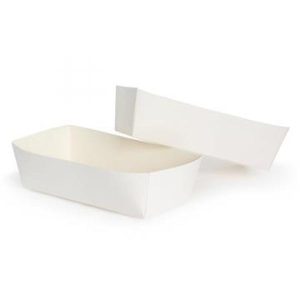 Pommes fritesbakke nr. 1, m/tryk, 136x66x43mm - 500 stk/krt