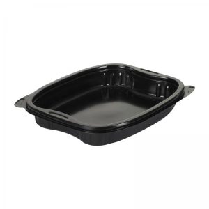 Bakke Bistro 500 ml 190x155x30 mm PP Sort 6 ps x 50 STK/krt