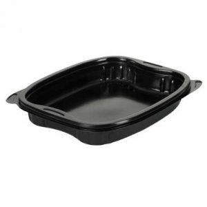 Bakke Bistro 500ml 190x155x30mm PP sort 300stk/krt