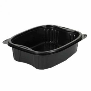 Bakke Bistro 900 ml 190x155x52 mm PP Sort - 6 ps x 50 stk/krt
