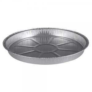 Rund alu-form, 2,3cm, Ø24,7cm, 700 ml, aluminium - 550 stk/krt