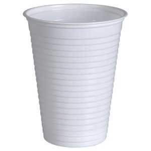 Drikkebæger, 8,8cm, Ø7cm, 21 cl, hvid, PS - 3000 stk/krt