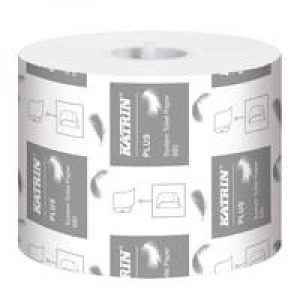 Toiletpapir Katrin Plus System 2-lag 85 m Hvid 36 rl/krt