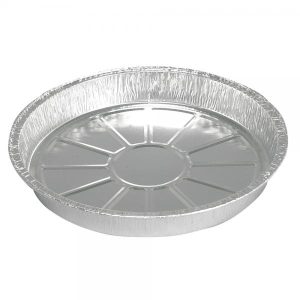 Rund alu-form, 2,5cm, Ø19,5cm, 635 ml, aluminium - 900 stk/krt