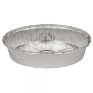 Alu-form, 4cm, Ø23cm, 1300 ml, aluminium - 300 stk/krt