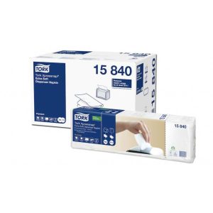 Serviet Tork N4 213x330 mm 1-lag Interfold Hvid 8 pk af 5x100 STK/krt