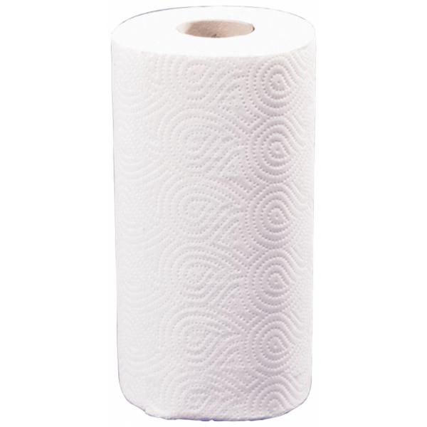 Køkkenrulle, Excellent, 2-lags, 17,8m x 22,5cm, Ø11cm, hvid, 100% nyfiber 28 rl/krt