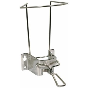 Dispenser, 1000 ml, stål, til stand-back flasker, med 6 cm arm