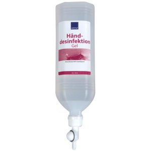 Hånddesinfektionsgel, 1000 ml, 85% ethanol m/tud - 1 stk