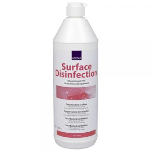 Overfladedesinfektion, 1000 ml, 70% ethanol, flaske m/kliklåg - 1 stk