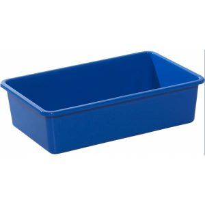 Plastbakke, Tina Trolleys, 450x260x110mm, blå, PP/plast, til opbevaring 6 stk/krt