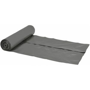 Sæk, 210 l, grå, LDPE/recycle, 87x130cm