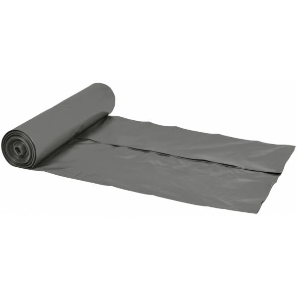 Sæk, 210 l, grå, LDPE/recycle, 87x130cm