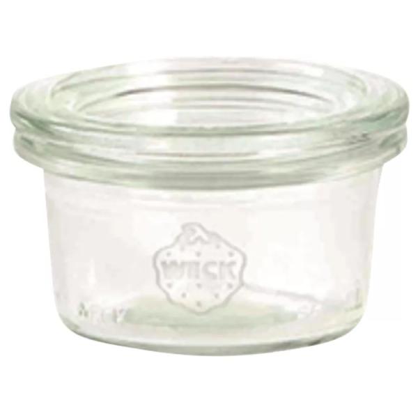 Glas m/låg 50 ml Weck 24stk/Krt