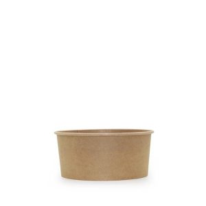 Salat /wok skål brun 750 ml 300stk/krt