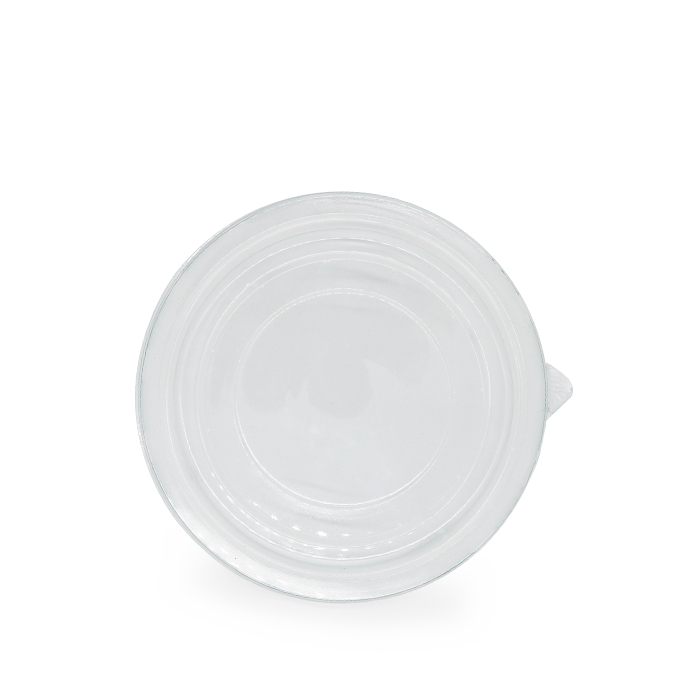 RPET, transparent, låg, til, 550 ml, salatskål