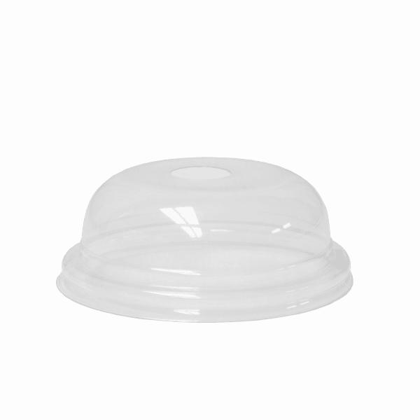 Kuppellåg med hul, 100% genbrugsplast (RPET) - 8-16 oz