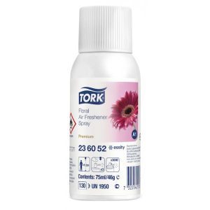 Duftfrisker Tork Airfreshener A1 spray Blomst duft 75ml x 12 stk/krt
