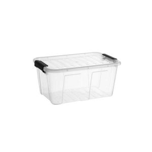 Opbevaringskasse, Klar, 8L, 386x294x102 mm 1 x 5 stk/krt