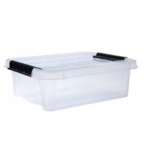 Opbevaringskasse, Klar, 21L, 507x396x163 mm 1 x 5 stk/krt