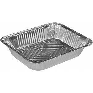 Gastronorm bakke, 32,2x26,2x6,4cm, aluminium, 3600 ml, rektangulær, 1/2 GN 100 stk/krt