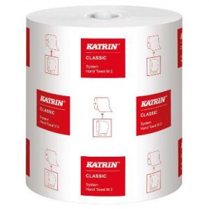 Håndklæderulle Katrin XL 1-lag 270 m Hvid til Dispenser 1 x 6 stk/krt